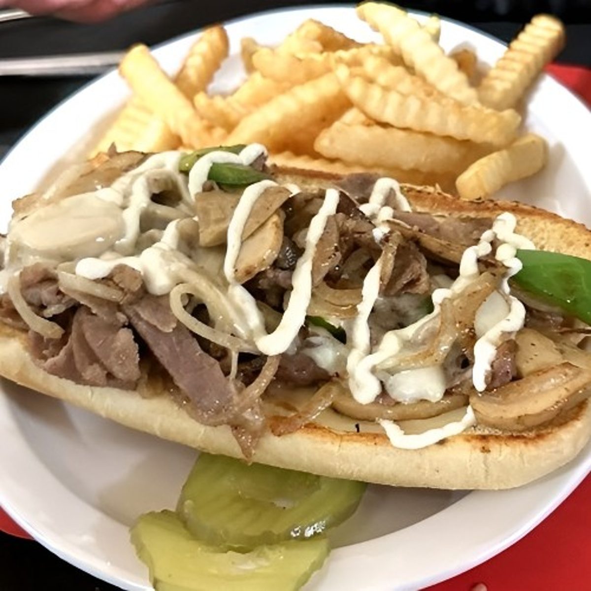 Prime Rib Sandwich with Fries